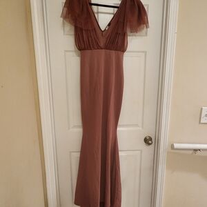 Day And Night Elegant Mauve Evening Gown In Size Small
